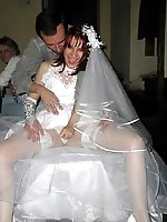 Upskirt pictures - Naughty Brides upskirt photos
