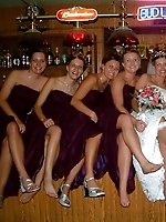 22 pictures - Naughty Brides upskirt photos