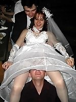 Upskirt pictures - Images of Sweet And Inocent Bride Gets Nasty