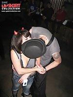 Upskirt pictures - Exclusive public downblouse from skilful hunter