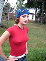 27 pictures - Their cloths are wet and sheer exposing nips