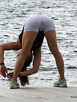 24 pictures - Cameltoe upskirt gallery