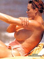 Upskirt pictures - Shirtfull of Brigitte Nielsen