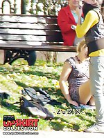 12 pictures - Hot photographer's sitting upskirt