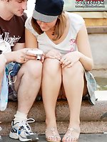 Upskirt pictures - Cool mini skirt up skirts photos