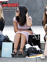 Upskirt pictures - The hottest sitting upskirt pics