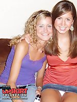 Upskirt pictures - Seductive stockings upskirt views