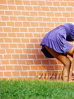 12 pictures - Models flash upskirt at photo shoot