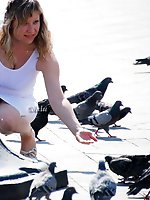 12 pictures - Upskirt girls expose their panties