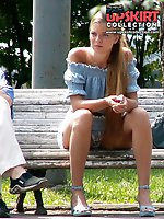 12 pictures - Crazy and wild upskirt girls