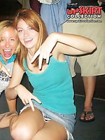 12 pictures - Amazing upskirt shots with hot babes