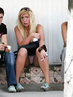 Upskirt pictures - Sneak a look up skirts of hot babes