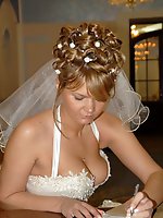 Upskirt pictures - Naughty Brides upskirt photos