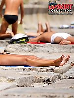 Upskirt pictures - Cute bikini thongs on sexy booties