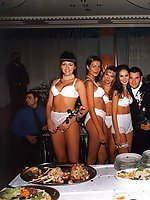 10 pictures - Naughty Brides upskirt photos