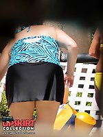 Upskirt pictures - Amateur girls modeling their bikinis