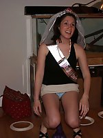 Upskirt pictures - Naughty Brides upskirt photos