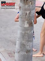 Upskirt pictures - Bikini babes also expose nudity