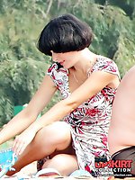 Upskirt pictures - Teenie swimsuits covering hot bodies