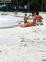 Upskirt pictures - Smell the pussy of hot bikini slut