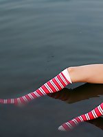 12 pictures - Young nudist girls enlightened by sun