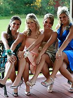 Upskirt pictures - Naughty Brides upskirt photos