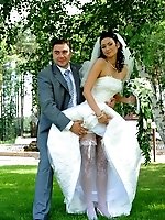 Upskirt pictures - Collection of Hot Bride Dressed