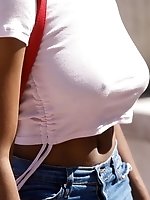 Upskirt pictures - "Angel Avril Denim Fetish 1"