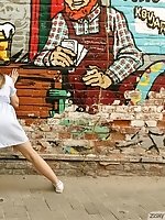 Upskirt pictures - Diana Sedova Bon Bon Aqua