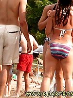 15 pictures - sexy voyeur asses on the beach