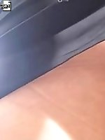 3 movies - Sitting upskirt filmed in a cafe