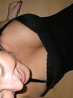 19 pictures - Babes take off blouses and perform hot hand bra