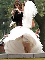 8 pictures - wedding upskirt photos
