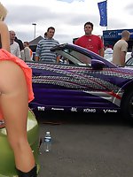 12 pictures - Pussycat dolls in mini skirts voyeured. Hot upskirt pics