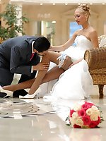 Upskirt pictures - Naughty Brides upskirt photos
