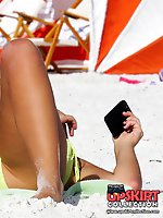 Upskirt pictures - Such exciting bikini girls tease