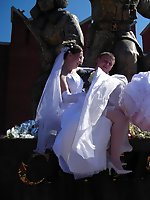 Upskirt pictures - Naughty Brides upskirt photos