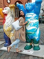 Upskirt pictures - Oxana Chic Has Bacon Salad