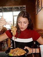 Upskirt pictures - Gaby Mueller Vs Pad Thai