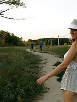 Upskirt pictures - Diana Sedova Russian Border Busting